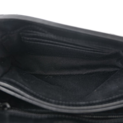 Saint Laurent Calfskin Y Quilted Monogram Monochrome Toy Loulou Crossbody Bag Black 5 of 11