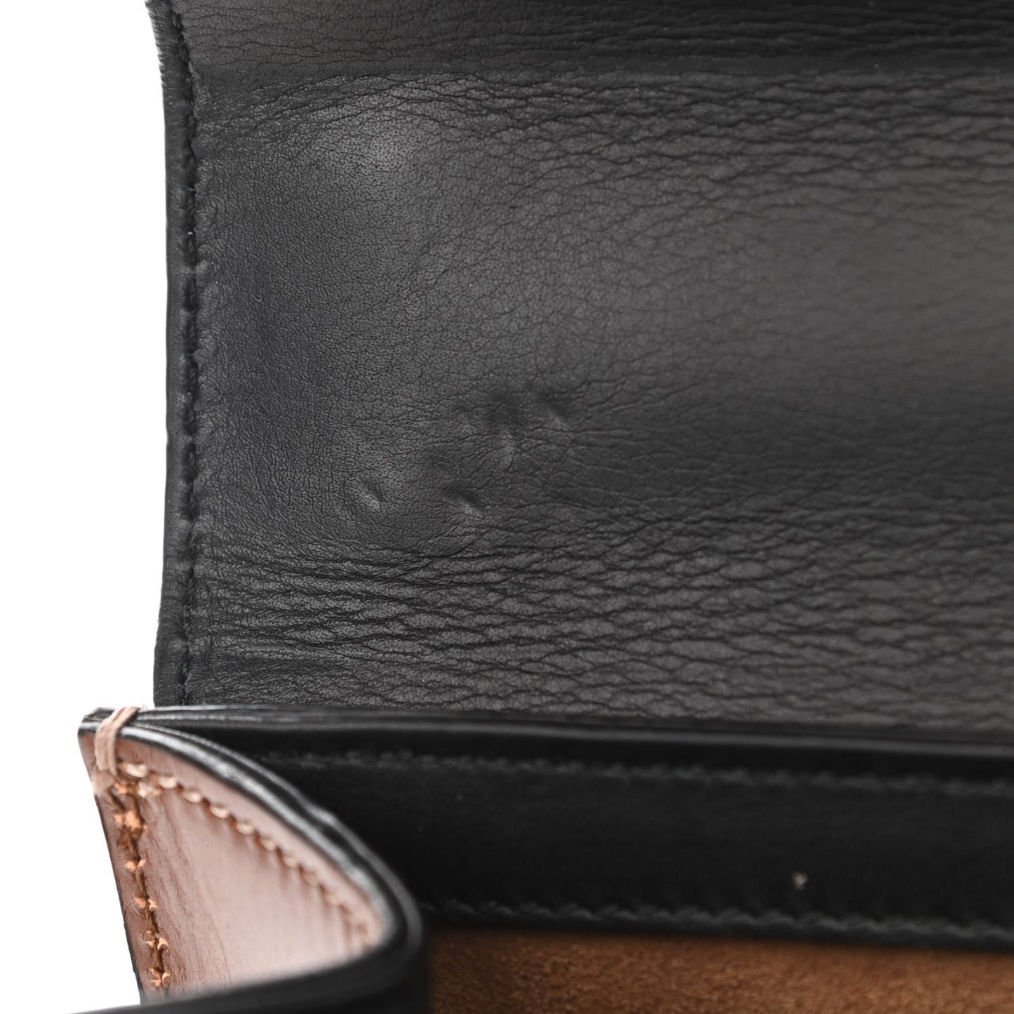 GG Supreme Monogram Calfskin Small Padlock Shoulder Bag Beige Black Cuir