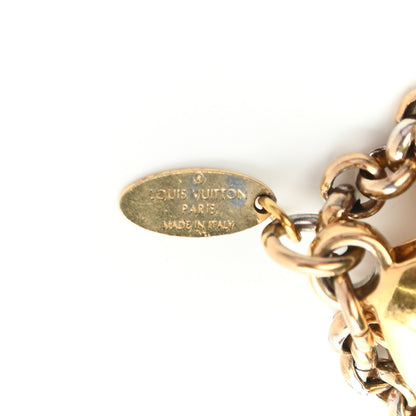 Louis Vuitton Fleur De Monogram Bag Charm Dore 4 of 5