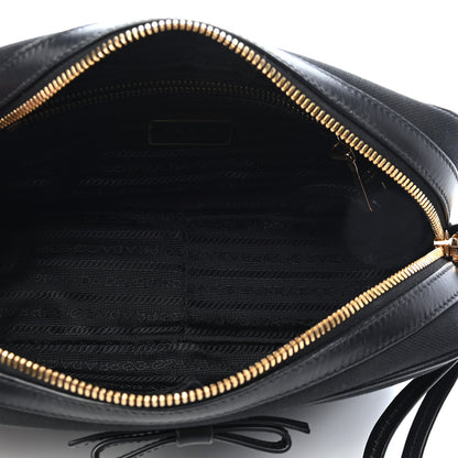 Prada Jacquard Logo Camera Bag Black 13 of 24