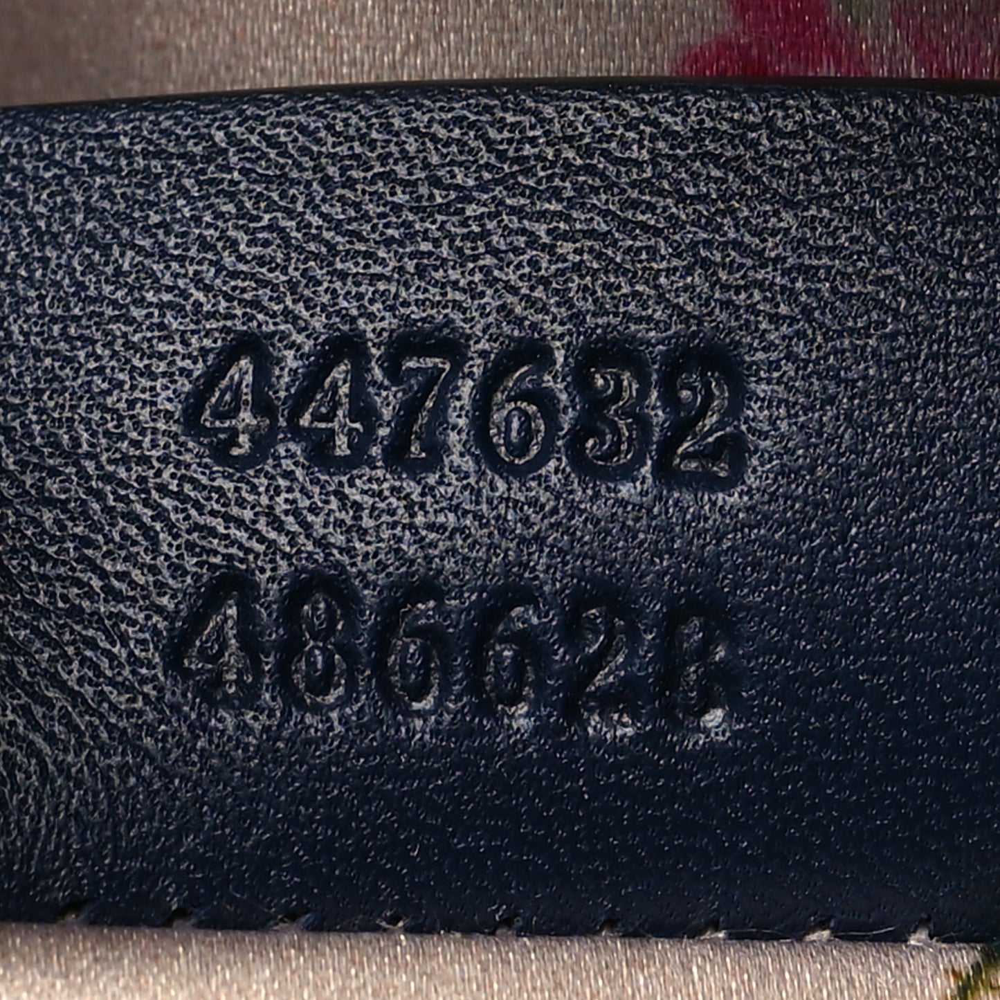 Denim Matelasse Small Pearly GG Marmont Chain Shoulder Bag Blue