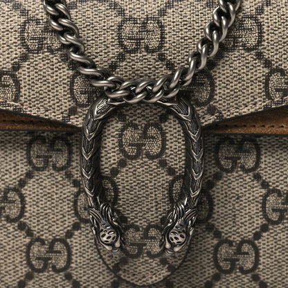 Gucci GG Supreme Monogram Super Mini Dionysus Shoulder Bag Taupe 7 of 10