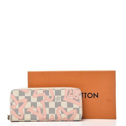Louis Vuitton Damier Azur Tahitienne Clemence Wallet 7 of 7