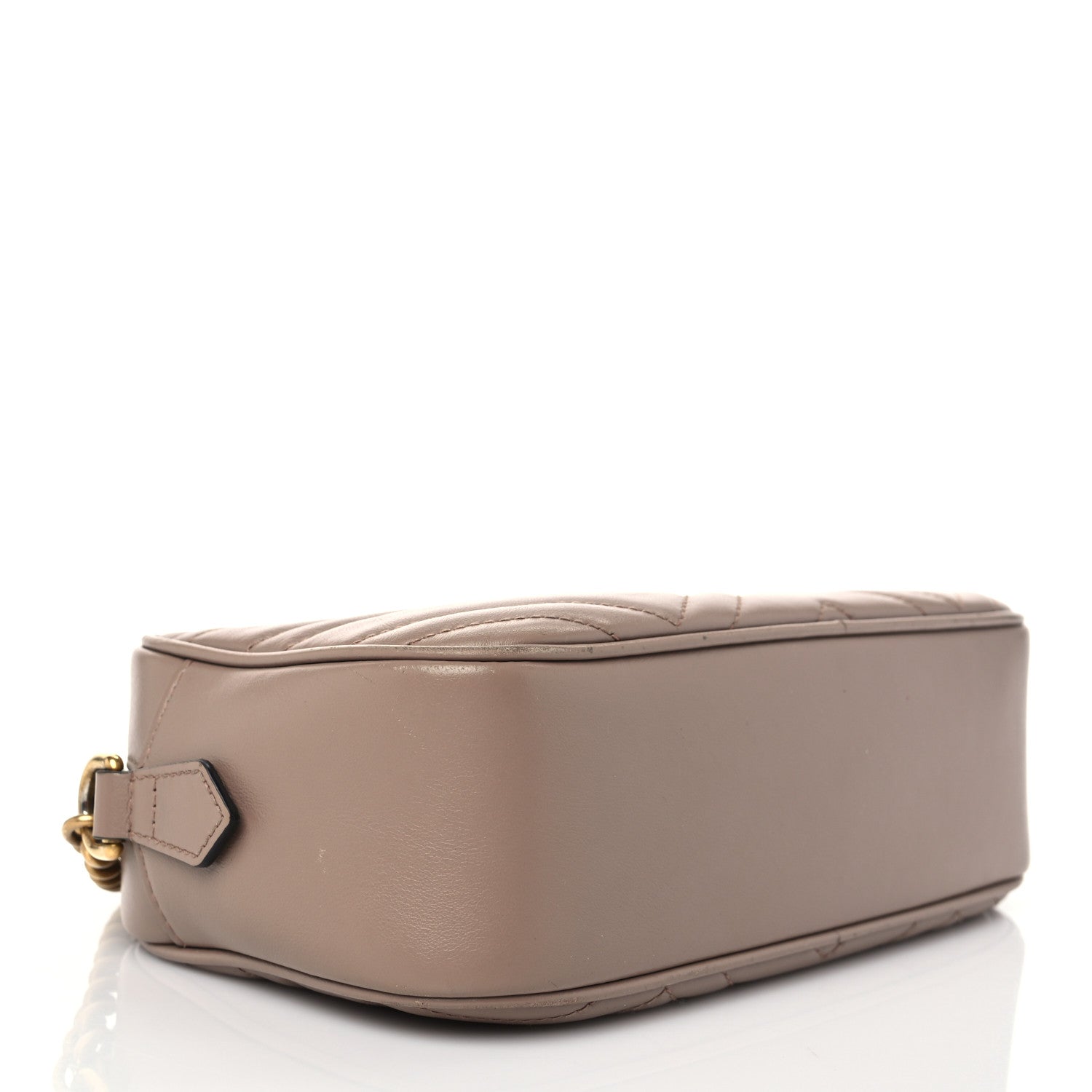 Gucci Calfskin Matelasse Small GG Marmont Chain Shoulder Bag Porcelain Rose 4 of 11