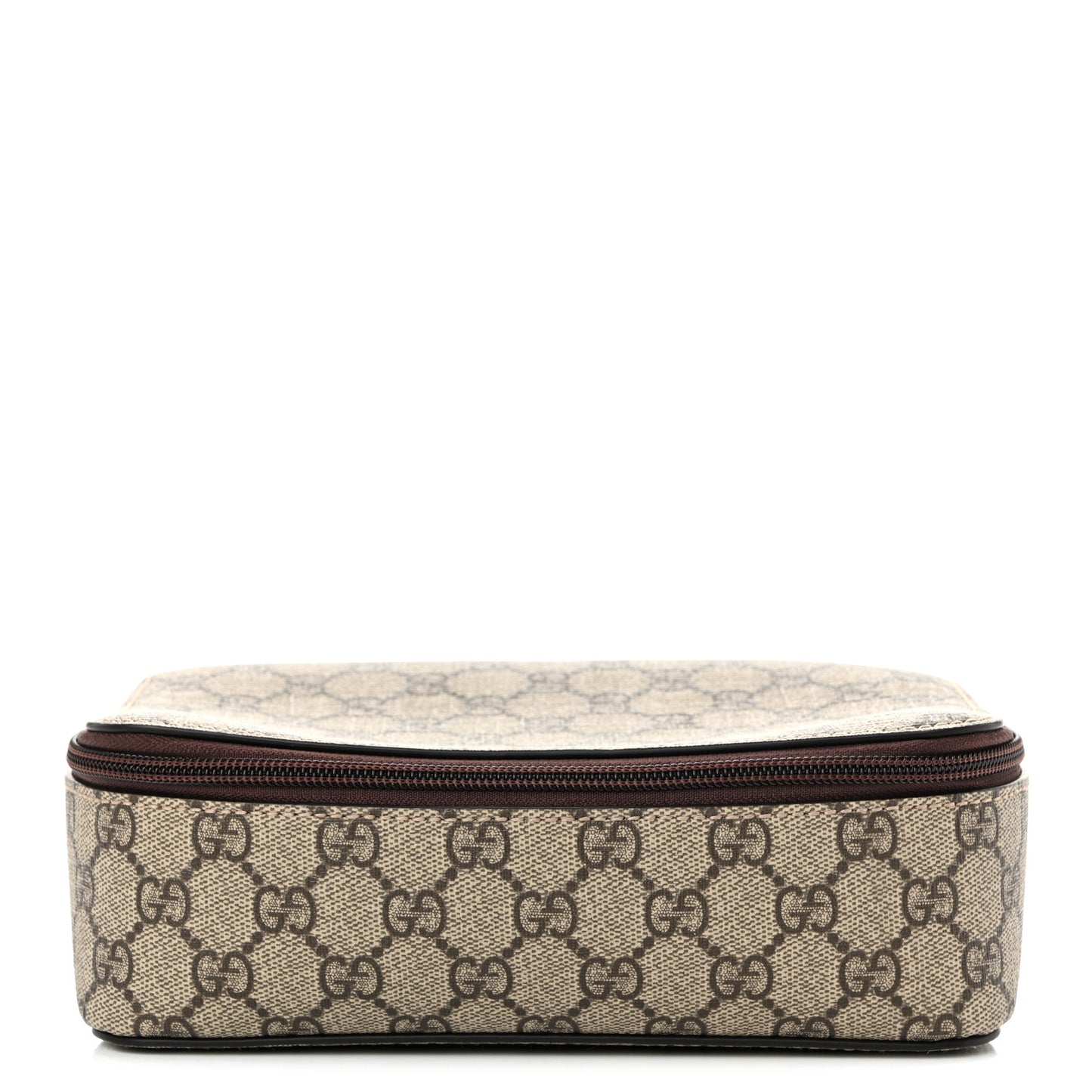 GG Supreme Monogram Mini Packing Cube Beige Ebony New Acero