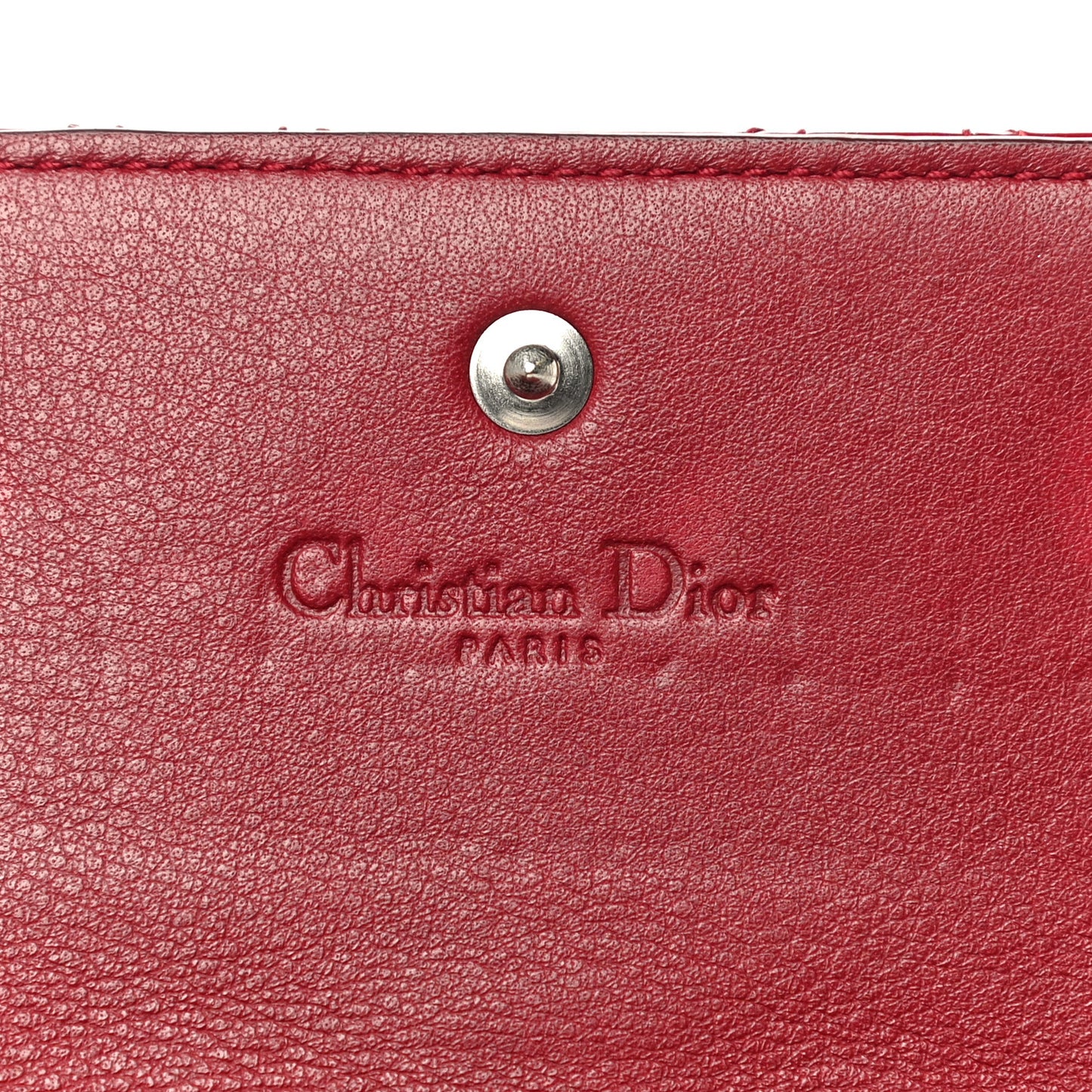 Patent Cannage Rendezvous Chain Wallet Red