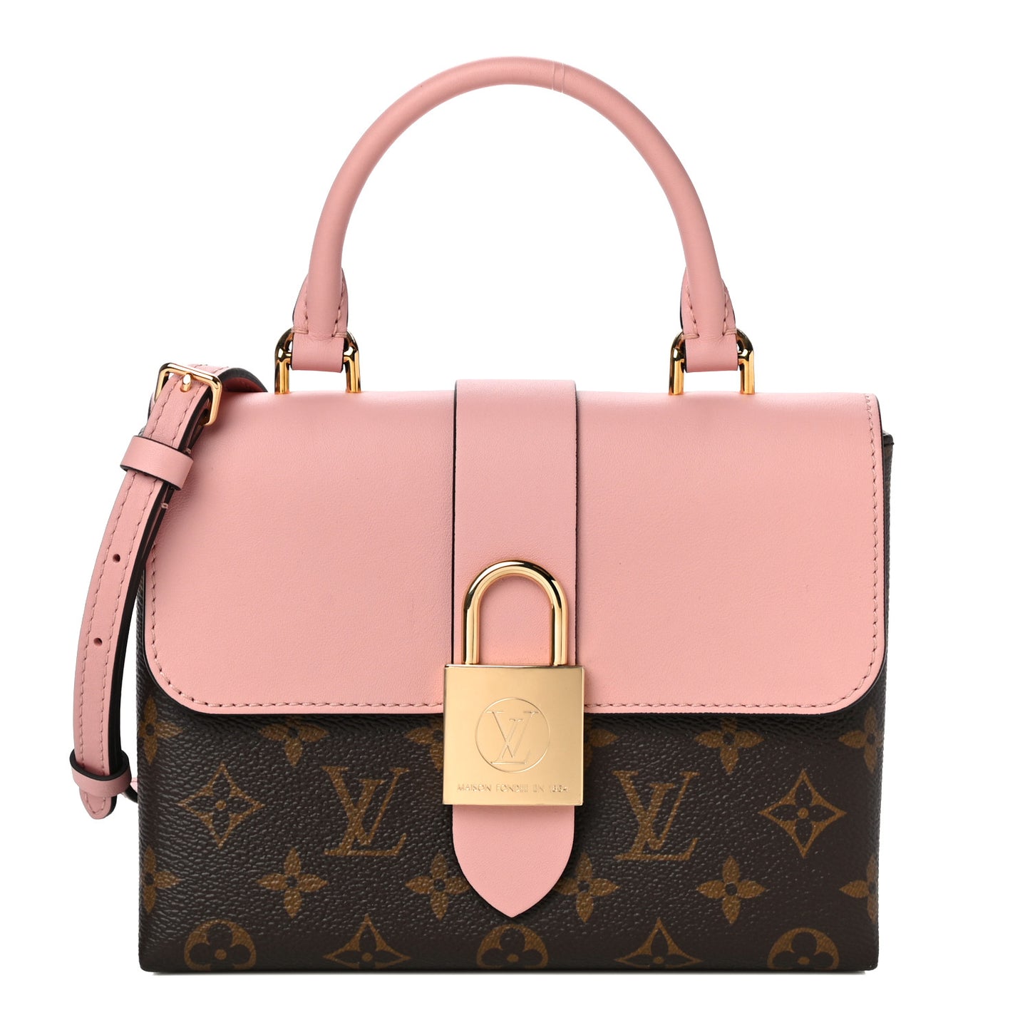 Monogram Locky BB Rose Poudre