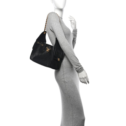Chanel Caviar Quilted Small Chanel 25 Handbag Black 2 of 11