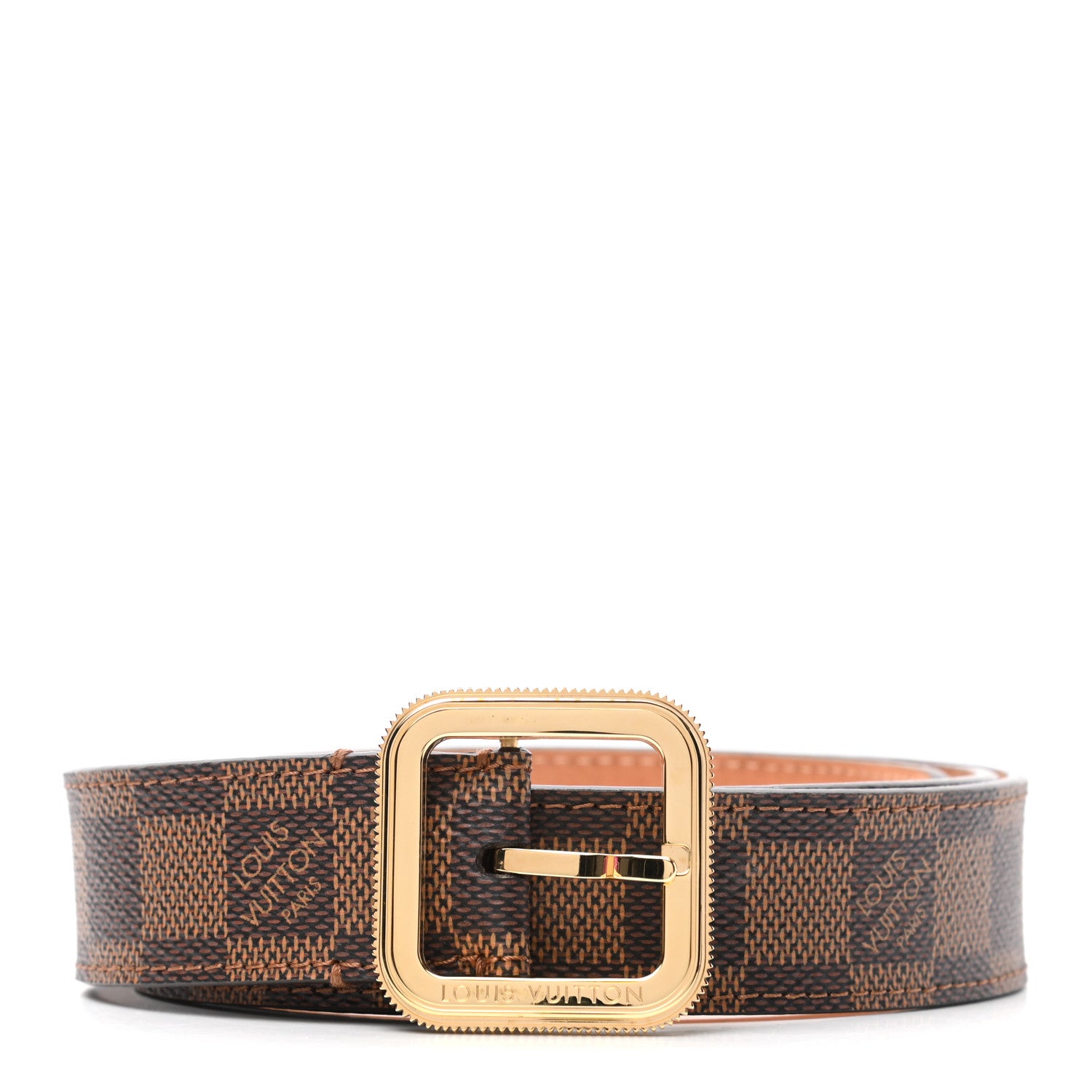 Louis Vuitton Damier Ebene Tresor Belt 95 38 1 of 5