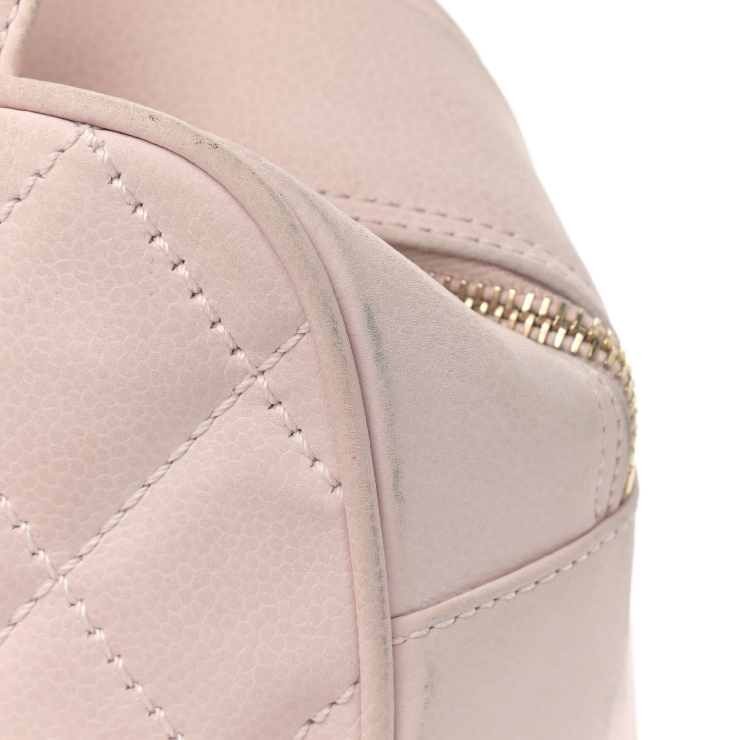 Chanel Caviar Quilted Small Bowler Tassel Pink 15 of 20