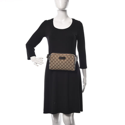 Gucci Monogram Belt Bag Dark Brown 2 of 10