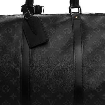 Louis Vuitton Monogram Eclipse Keepall Bandouliere 55 7 of 10