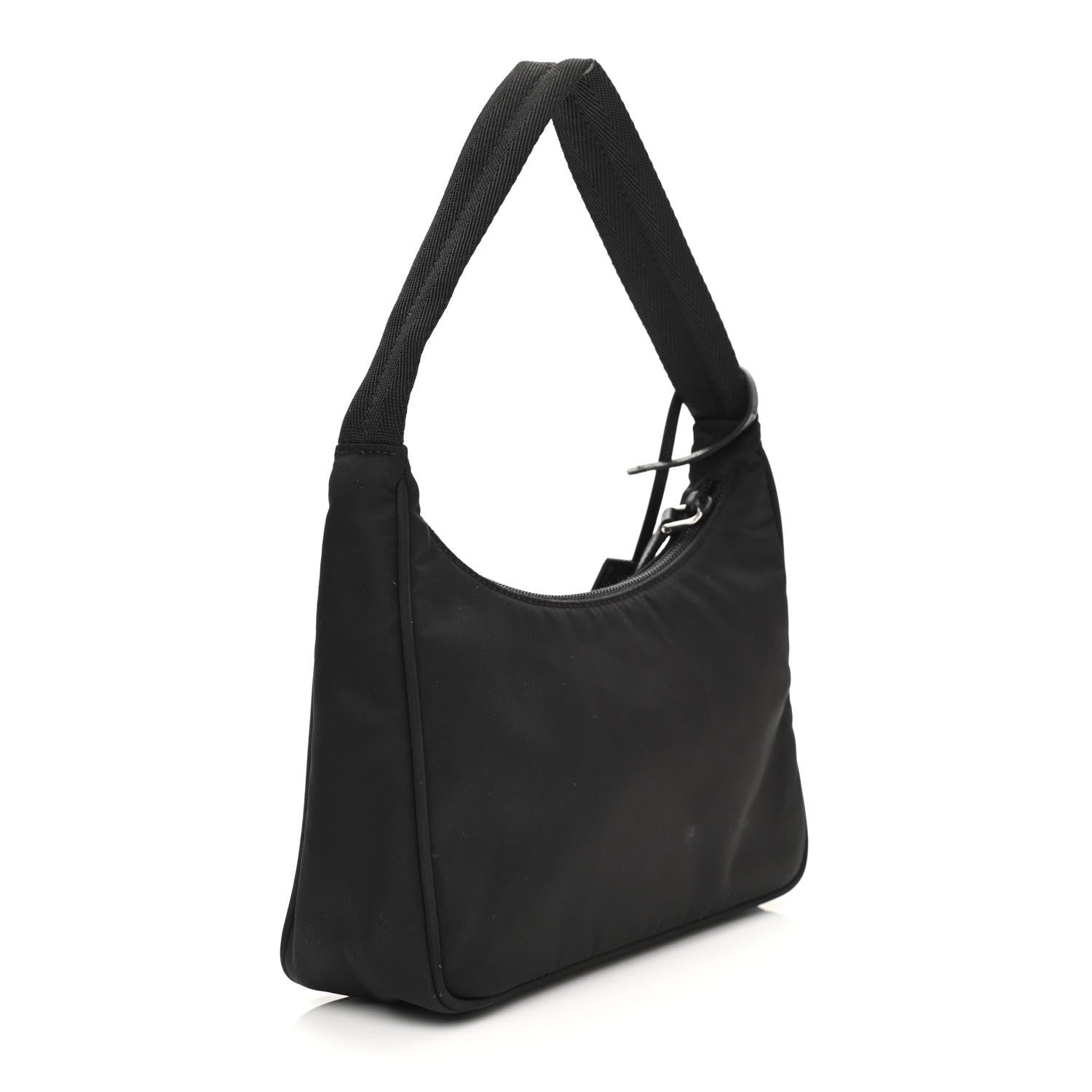 Prada Tessuto Nylon Mini Re-Edition 2000 Bag Black 2 of 11