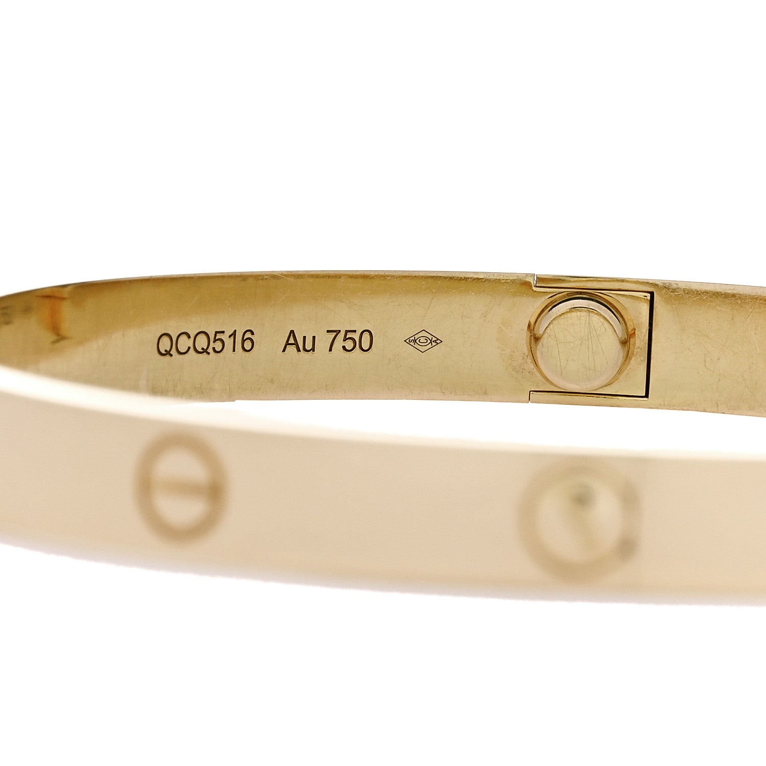 Cartier 18K Yellow Gold LOVE Bracelet 20 5 of 7