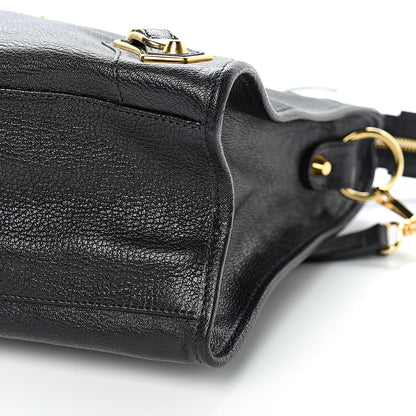 Balenciaga Chevre Gold Metallic Edge Hardware City Black 10 of 11