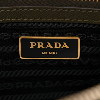 Prada Saffiano Lux Medium Tote Militare 7 of 14