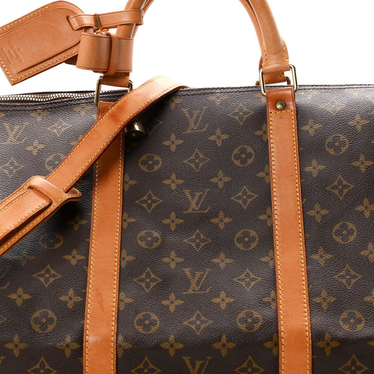 Louis Vuitton Monogram Keepall Bandouliere 60 7 of 9