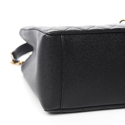 Chanel Caviar Quilted Grand Shopping Tote GST Black 7 of 10