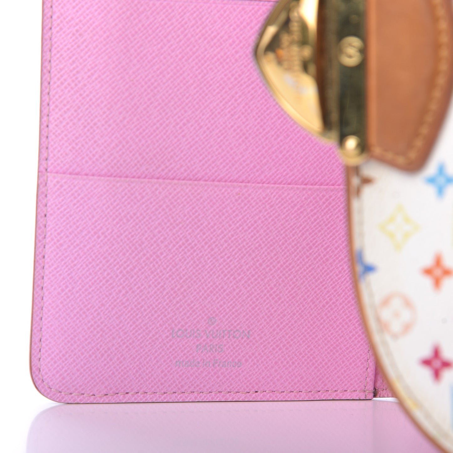 Monogram Multicolor Eugenie Wallet White Litchi