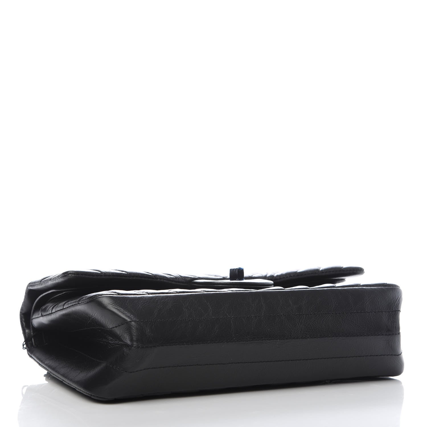 Chanel Aged Calfskin Chevron Quilted 2.55 Reissue 225 Flap So Black 4 of 10