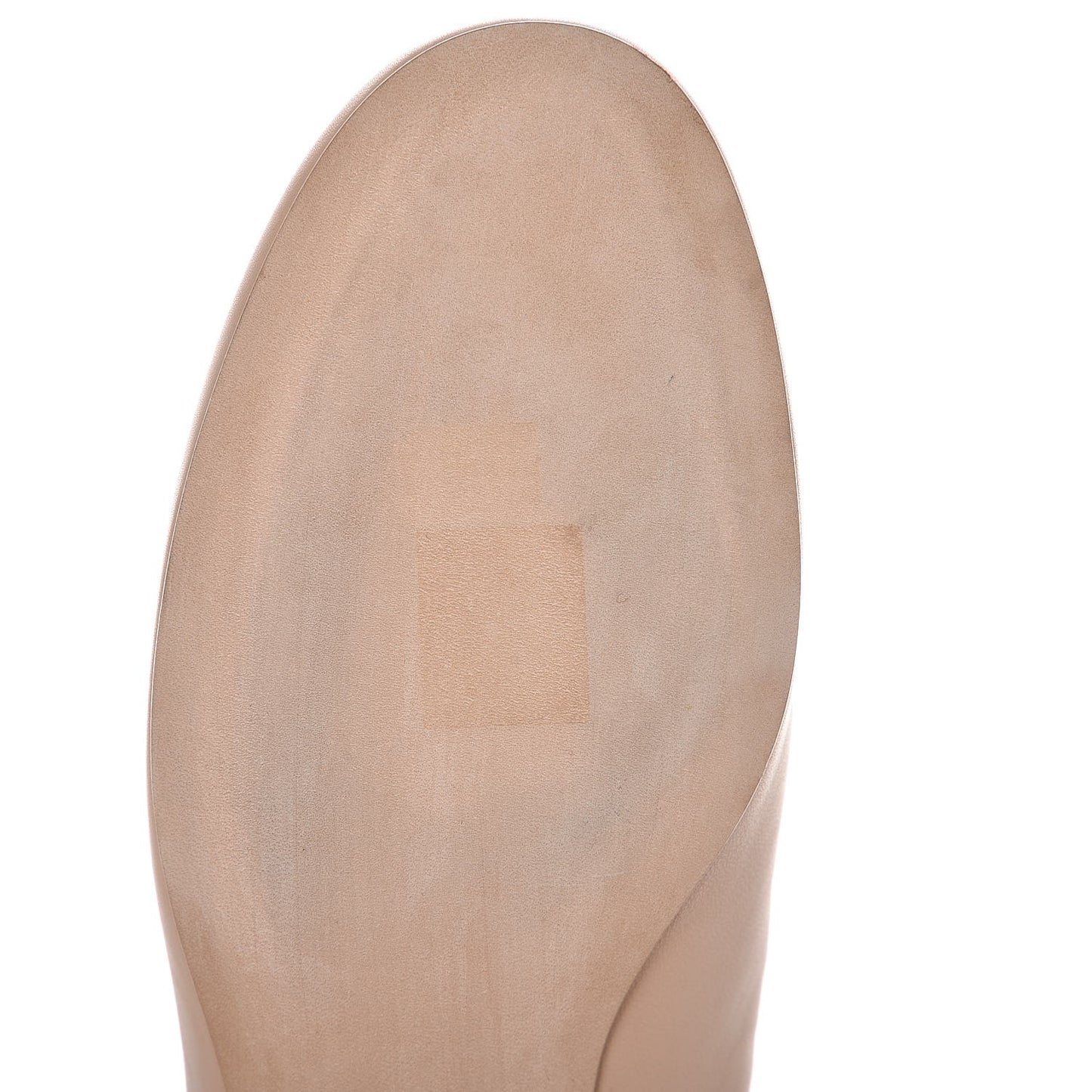 Lambskin CC Moccasin Loafers 37.5 Beige