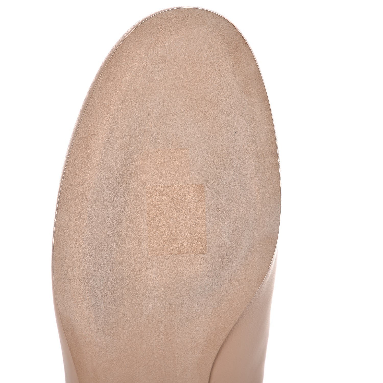 Chanel Lambskin CC Moccasin Loafers 37.5 Beige 9 of 10