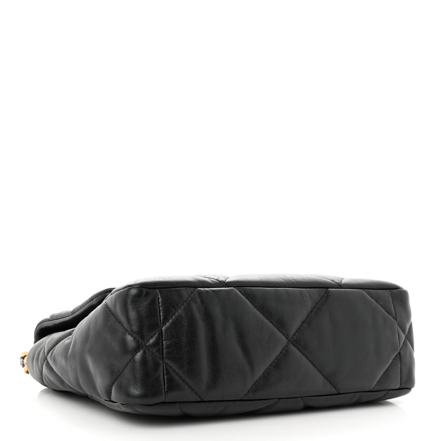 Chanel Goatskin Quilted Medium Chanel 19 Flap Black 4 of 11