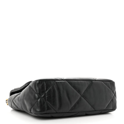 Chanel Goatskin Quilted Medium Chanel 19 Flap Black 4 of 11