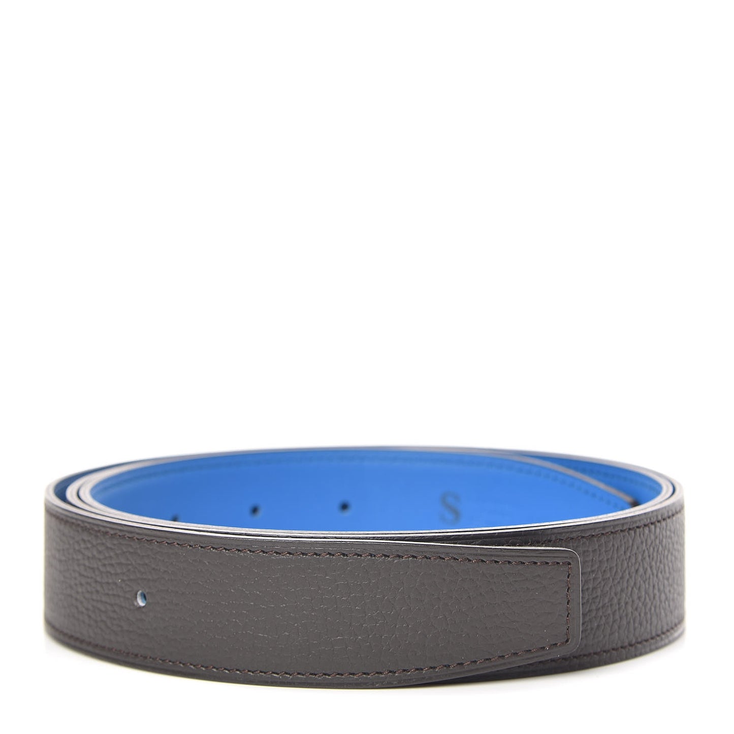 Polo Bullskin Swift 32mm Belt Strap 100 Macassar Bleu Hydra
