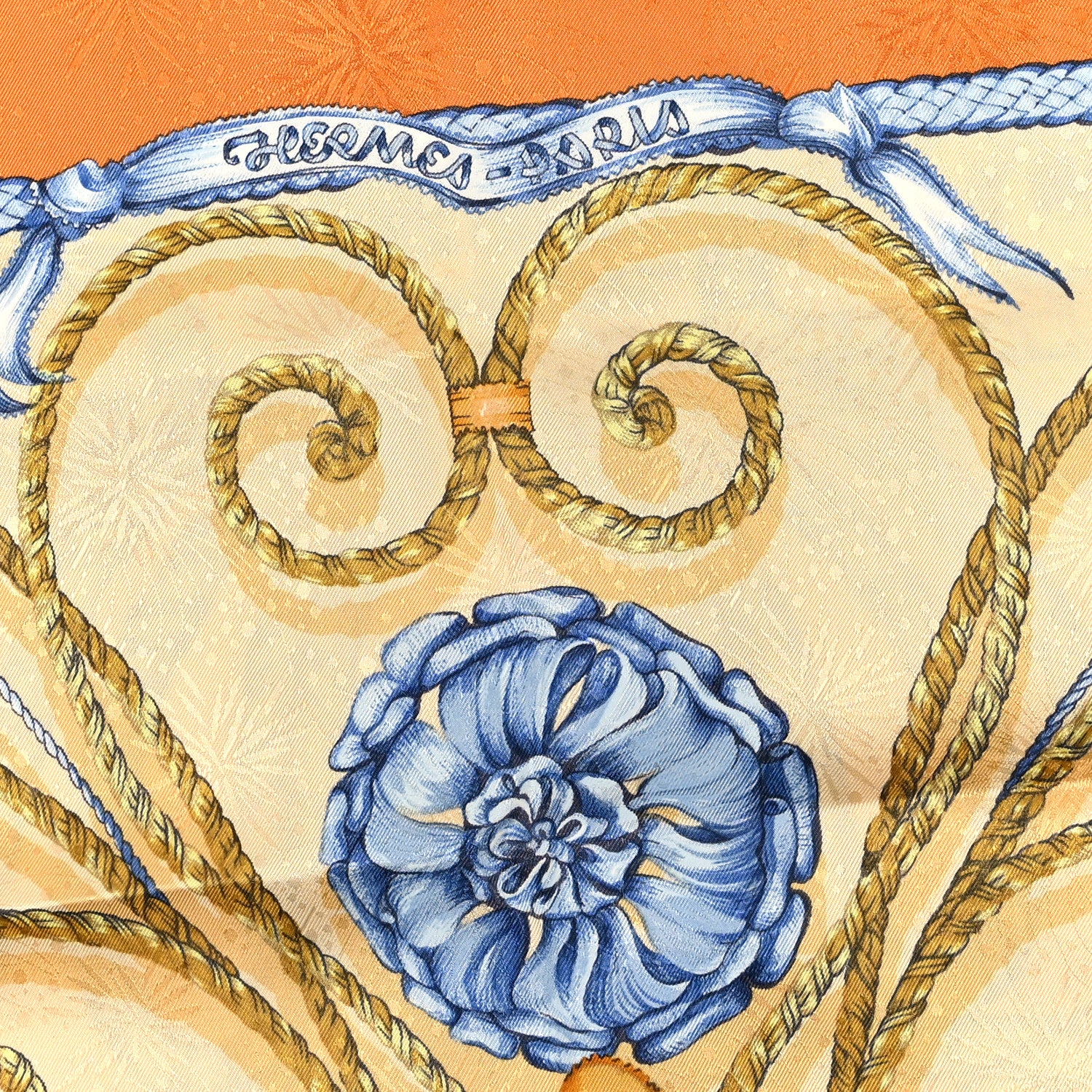 Hermes Jacquard Silk Jouvence Scarf 90 2 of 5