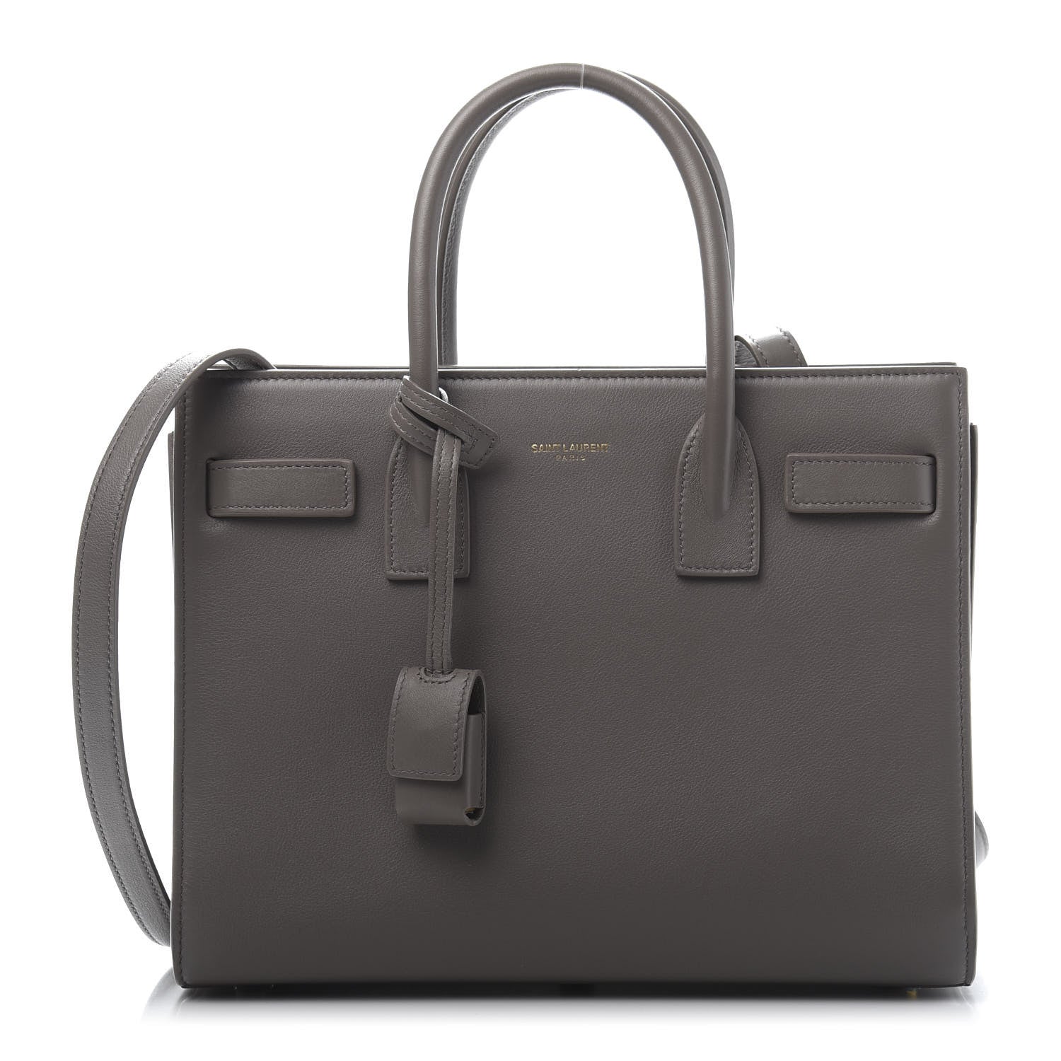 Saint Laurent Calfskin Baby Sac de Jour Fog 1 of 11