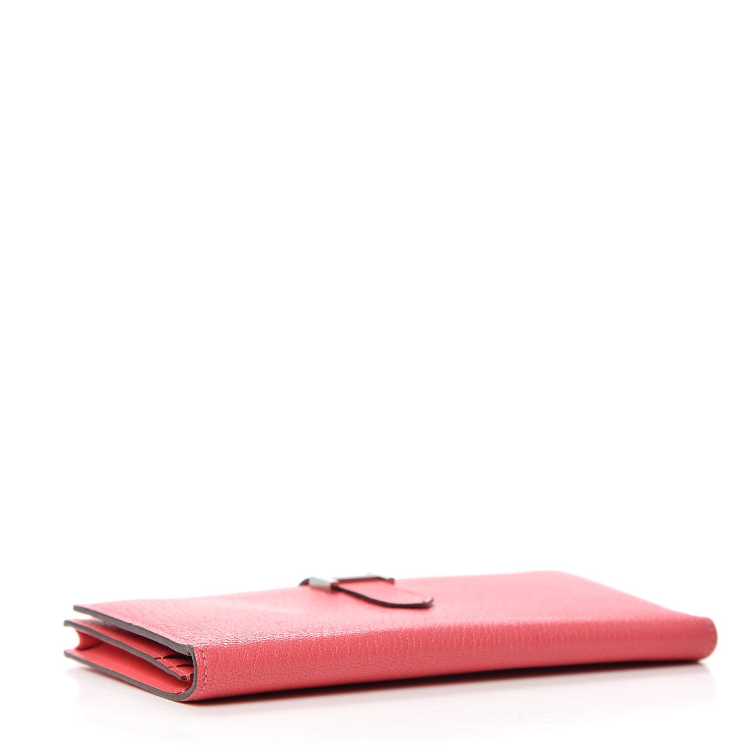 Hermes Chevre Mysore Bearn Gusset Wallet Rose Azalee 4 of 6