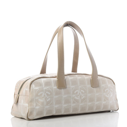 Chanel Nylon Travel Bowler Beige 3 of 12