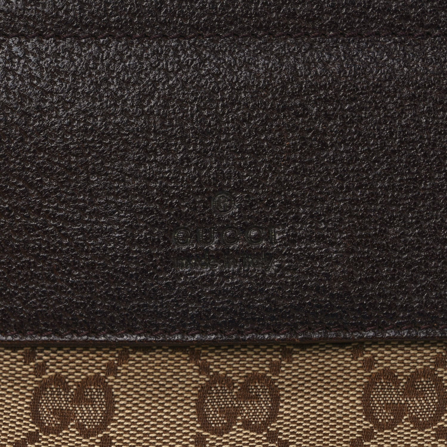 Gucci GG Monogram Double Pocket Belt Bag Dark Brown 10 of 10