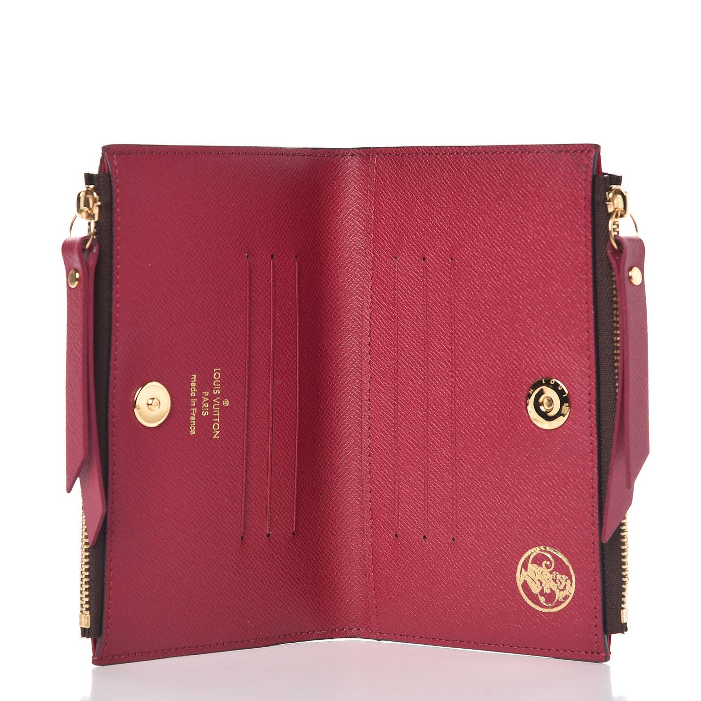 Monogram Adele Compact Wallet Fuchsia