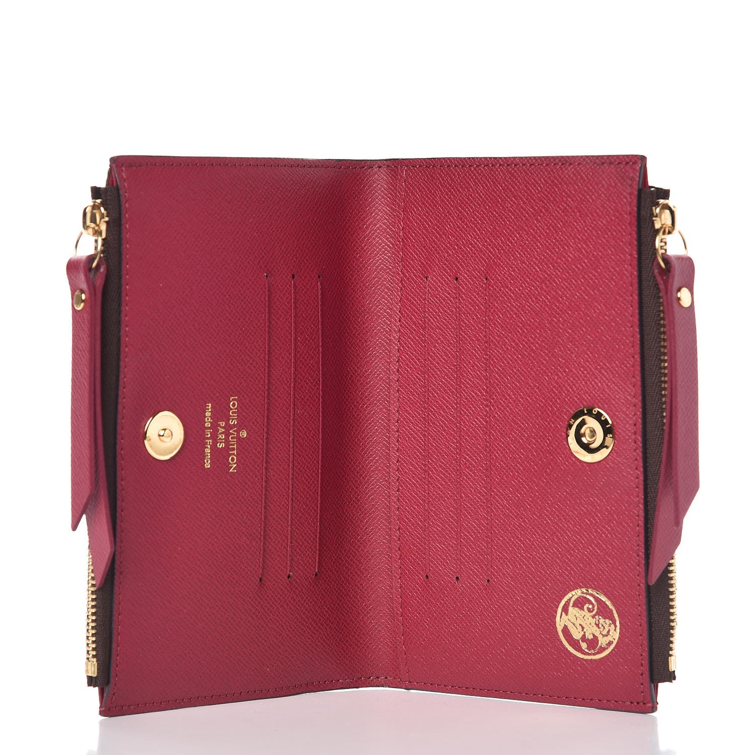 Louis Vuitton Monogram Adele Compact Wallet Fuchsia 5 of 9