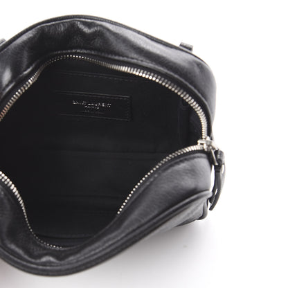 Saint Laurent Lambskin Monogram Lou Belt Bag Black 4 of 7
