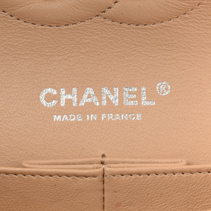 Chanel Lambskin Quilted Medium Double Flap Beige 10 of 27