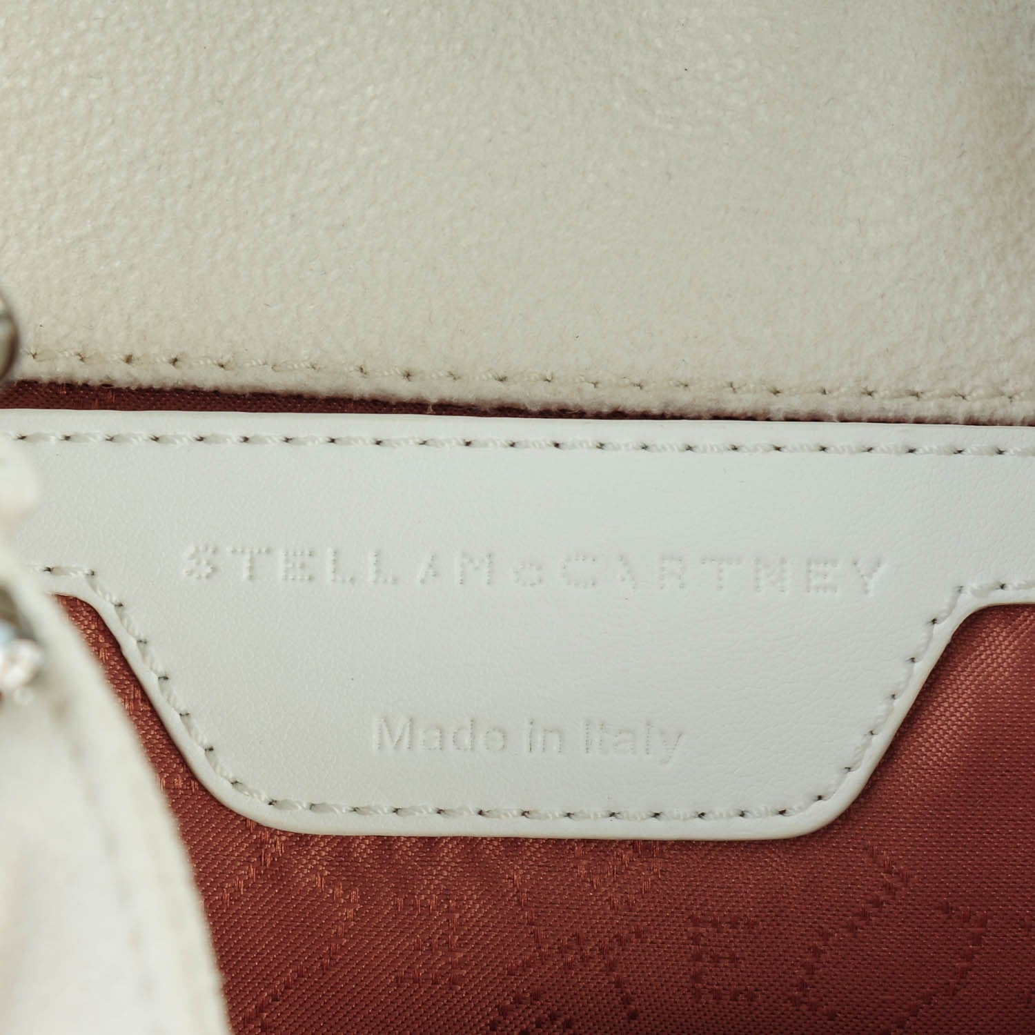 Stella McCartney Shaggy Deer Rhinestone Mini Falabella Powder 6 of 9