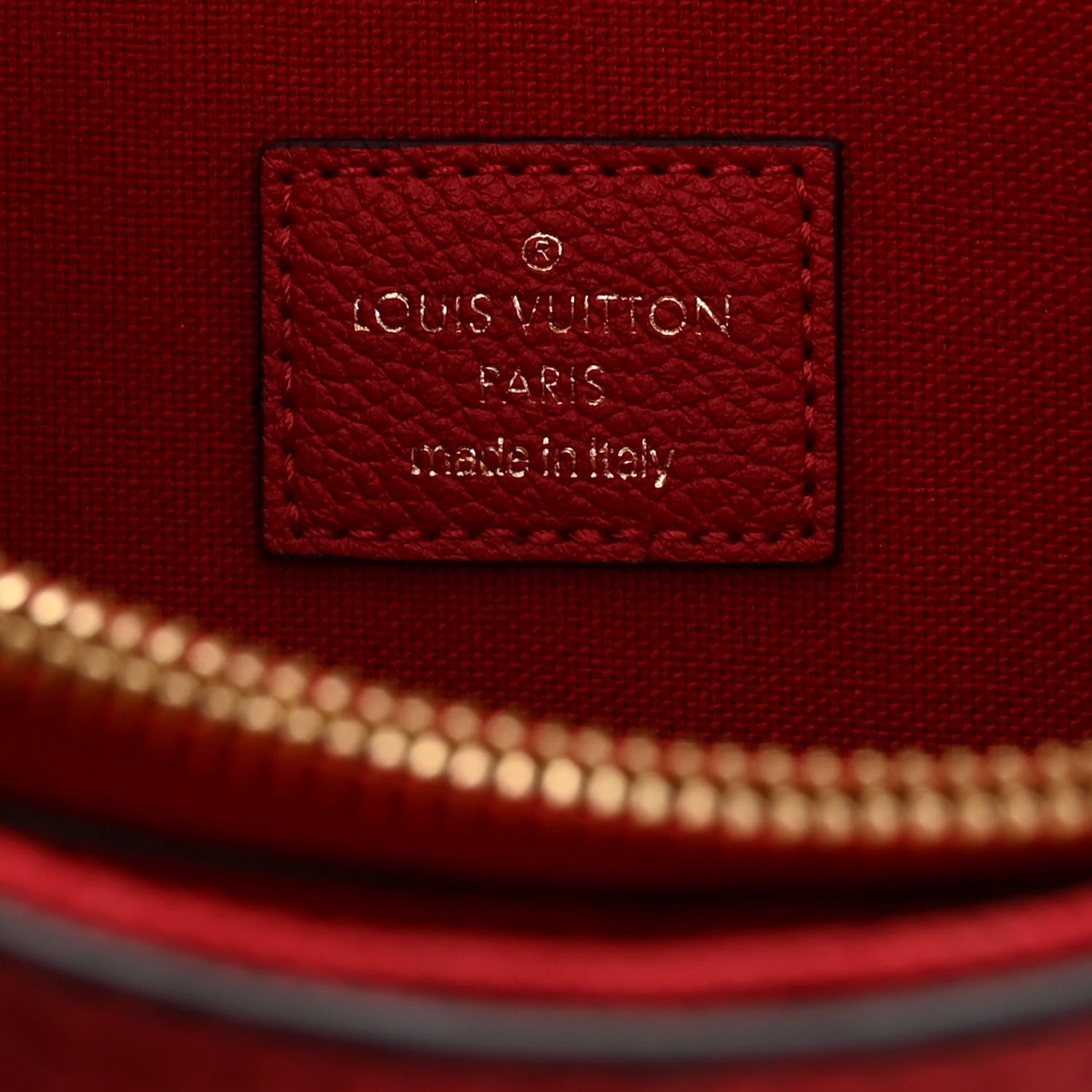 Louis Vuitton Empreinte Pochette Felicie Chain Wallet Scarlet 7 of 13