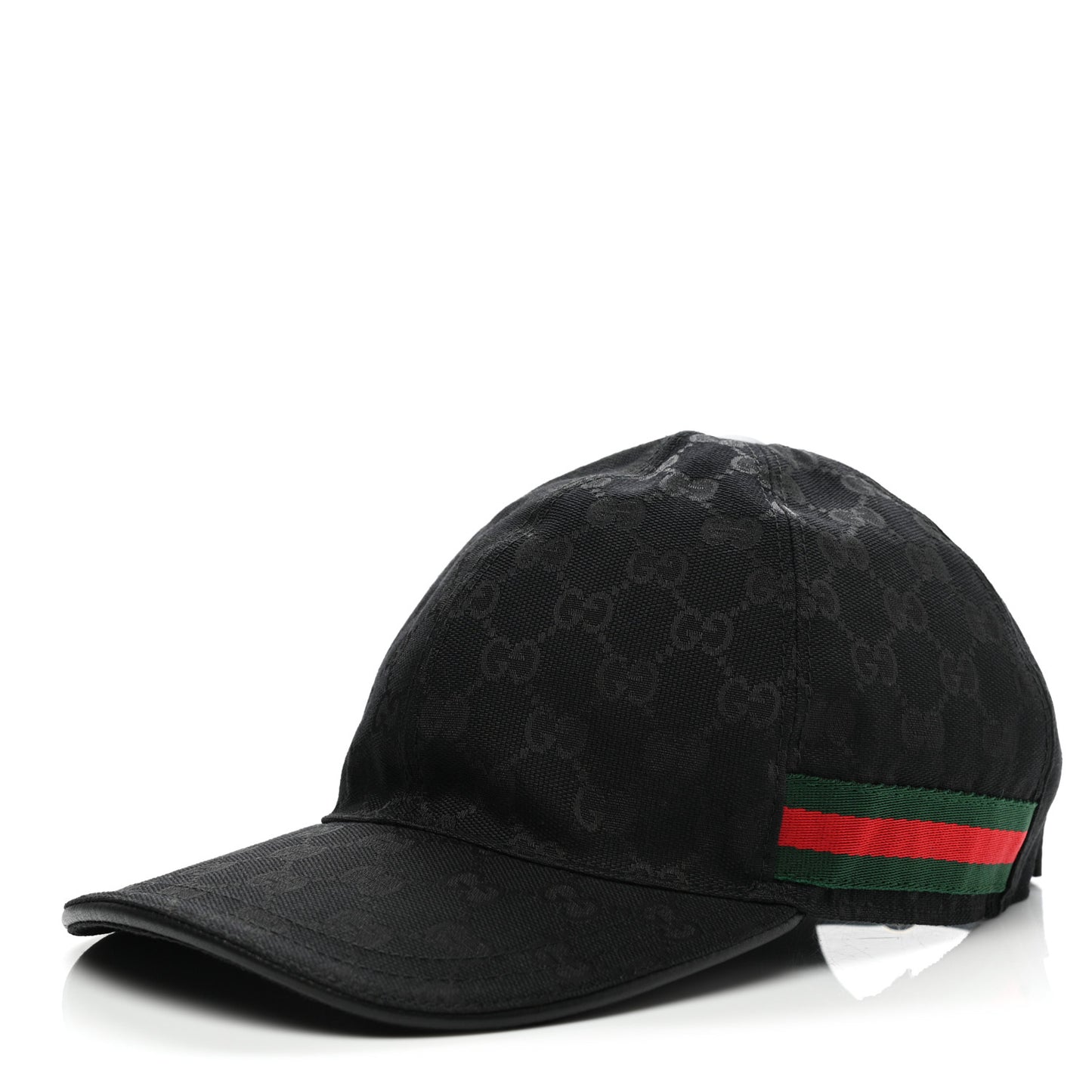 Monogram Web Baseball Hat L Black