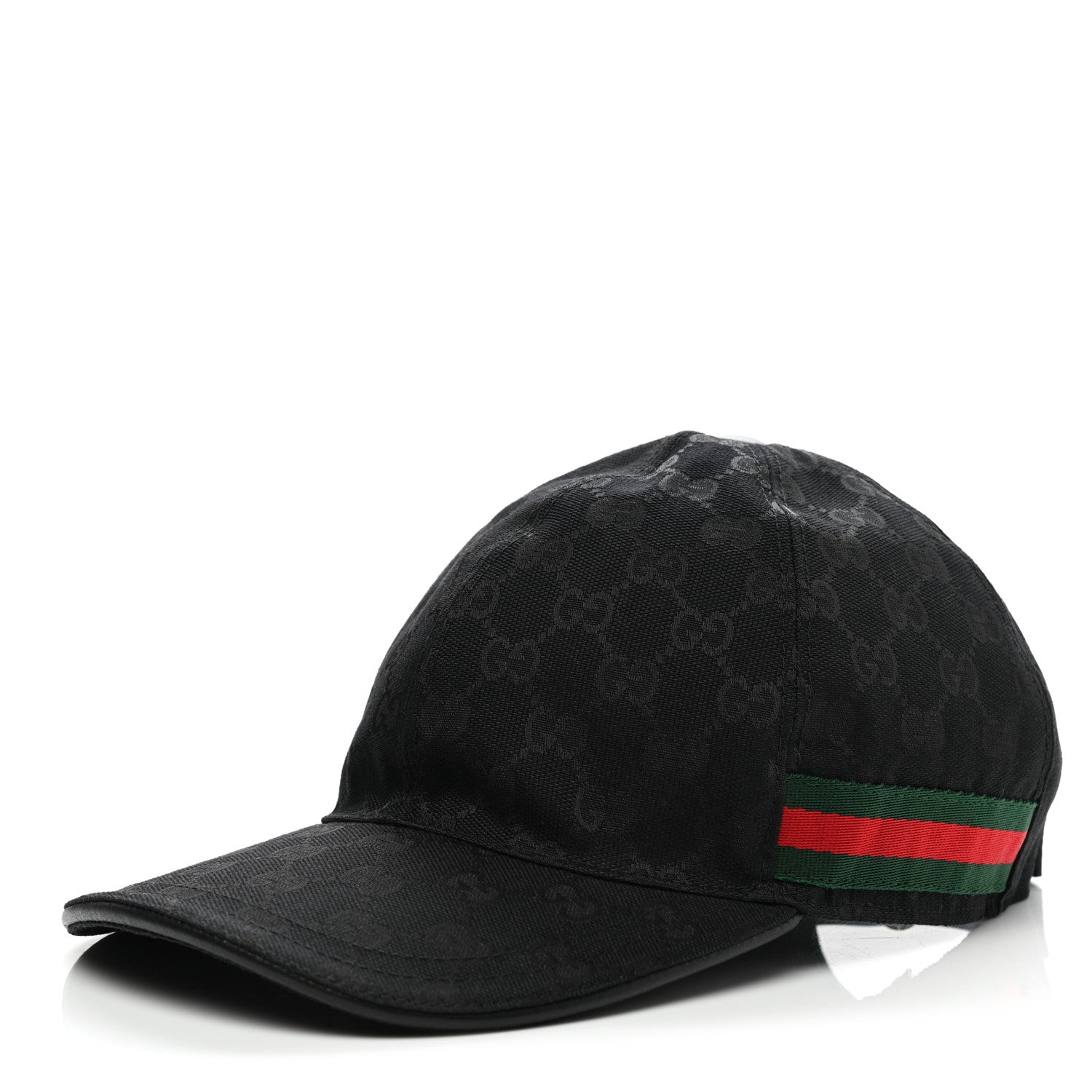 Gucci Monogram Web Baseball Hat L Black 1 of 9