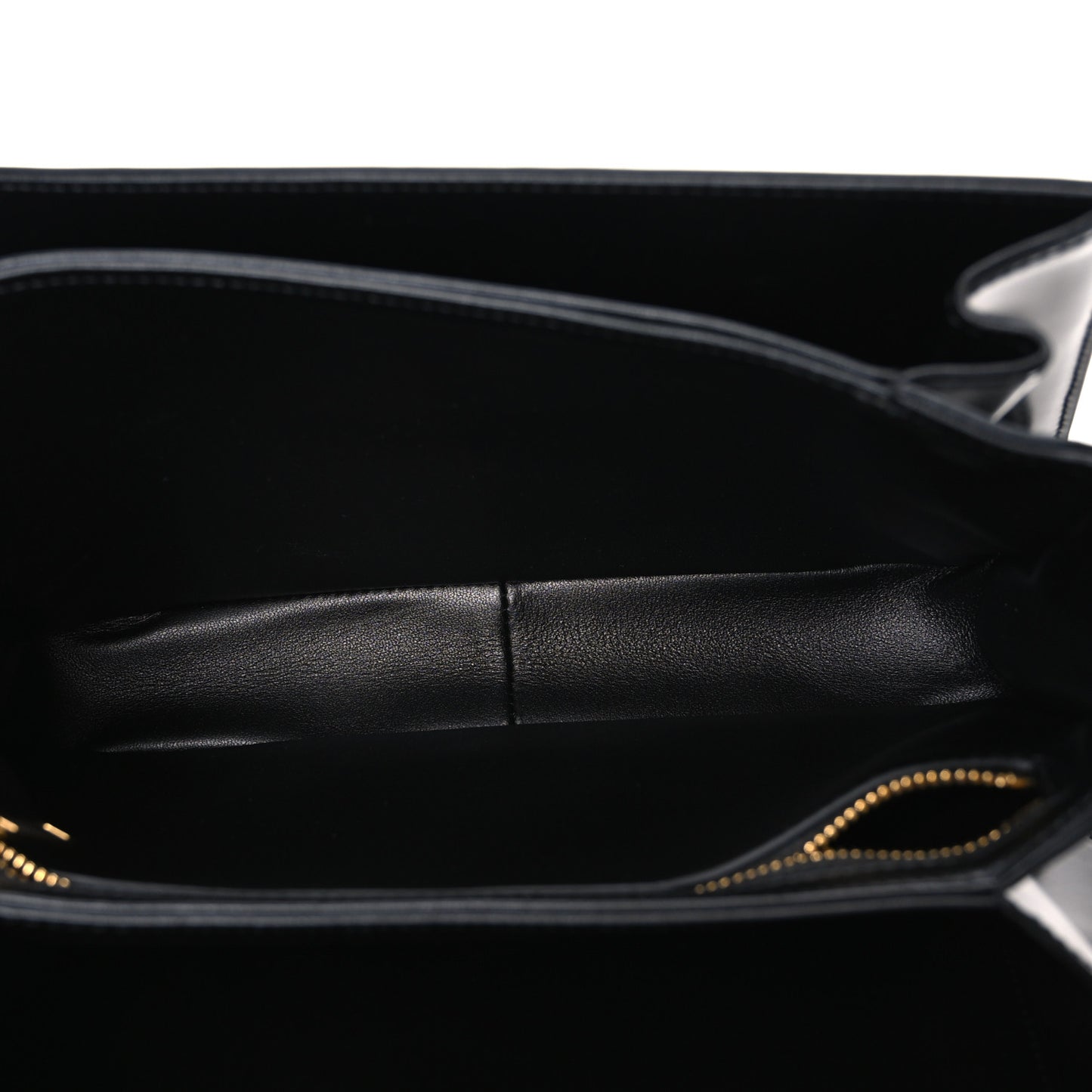 Shiny Calfskin Medium Triomphe Black