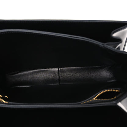 Celine Shiny Calfskin Medium Triomphe Black 5 of 10