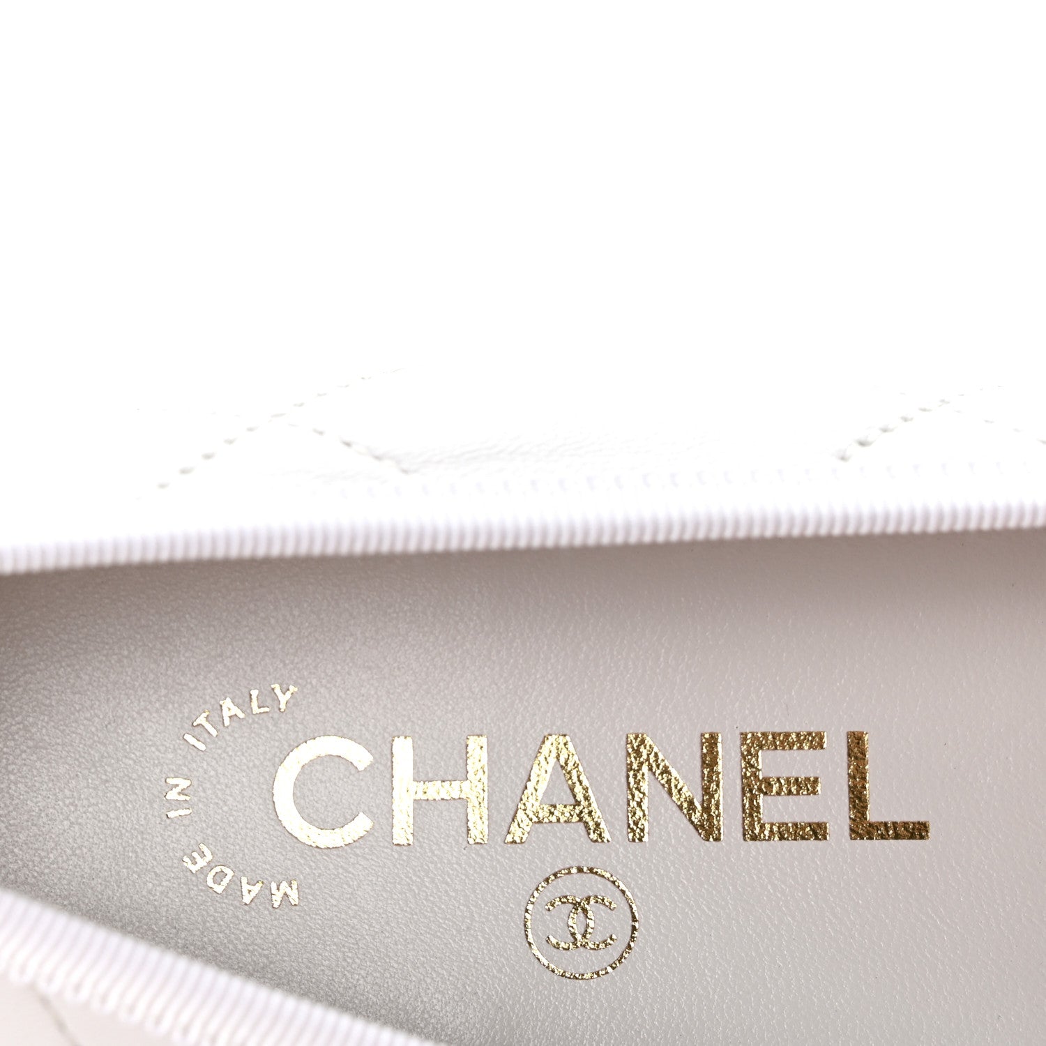 Chanel Lambskin Quilted CC Cambon Ballet Flats 39 White Black 8 of 10