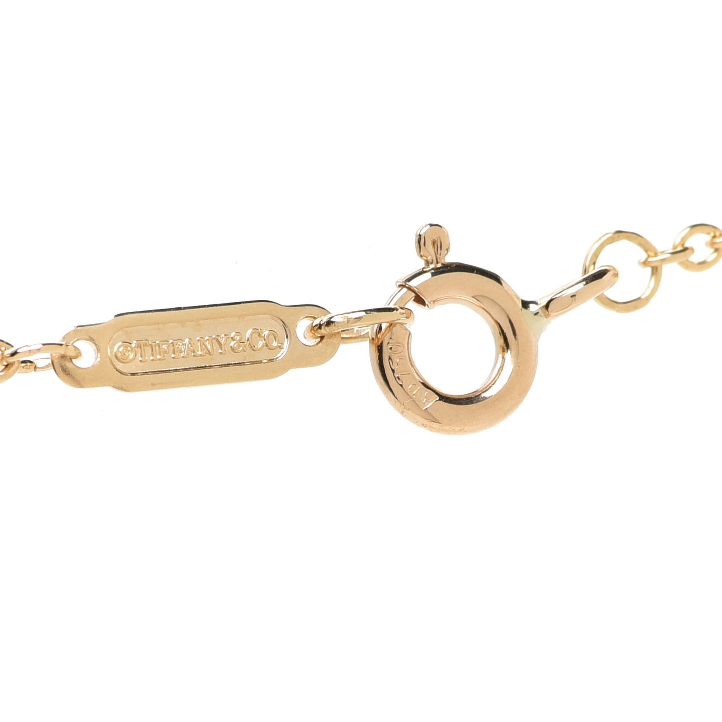 18K Yellow Gold Zodiac Aquarius Pendant Necklace