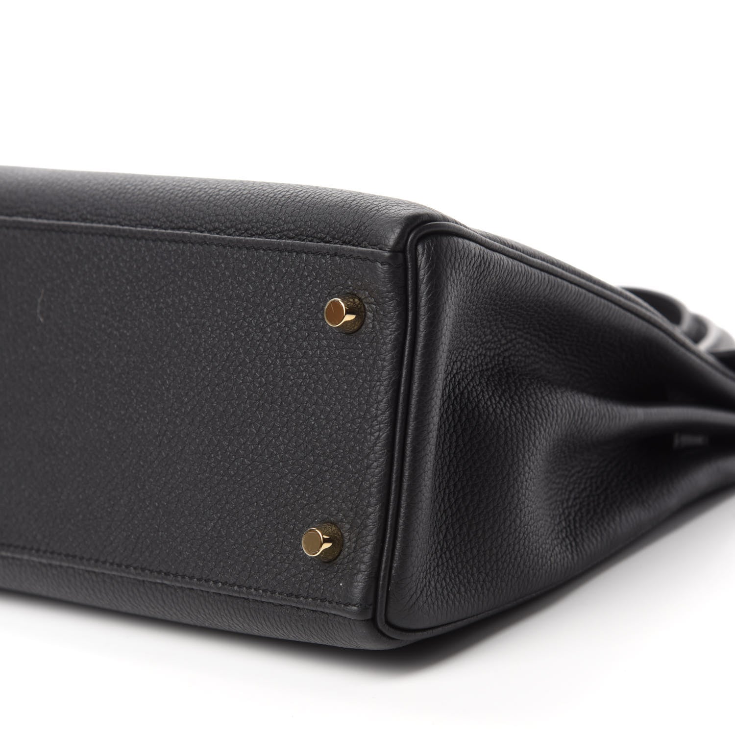 Hermes Togo Kelly Retourne 28 Black 7 of 10