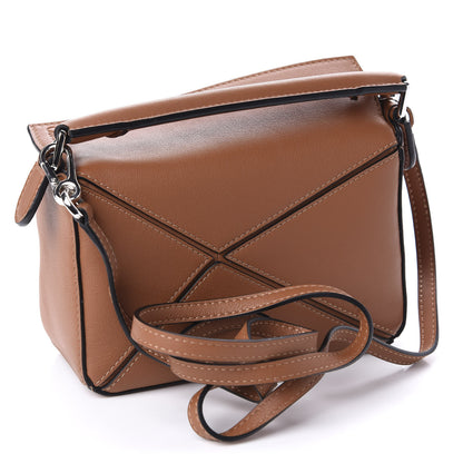 Loewe Calfskin Mini Puzzle Bag Tan 3 of 10