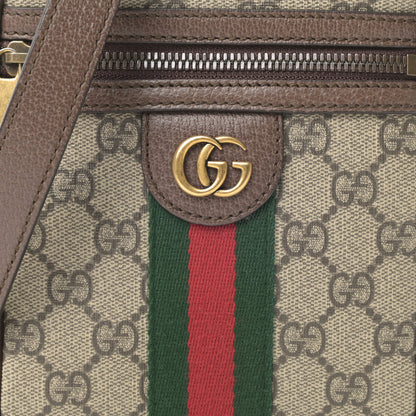 Gucci GG Supreme Monogram Web Mini Ophidia Messenger Brown 8 of 11