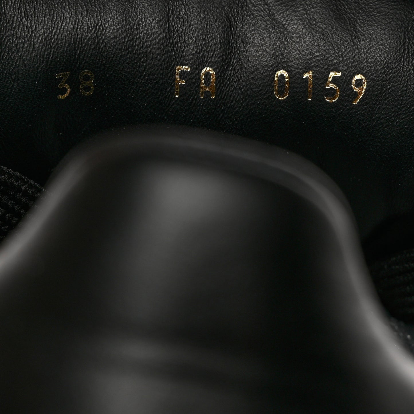 Calfskin Time Out Sneakers 38 Black
